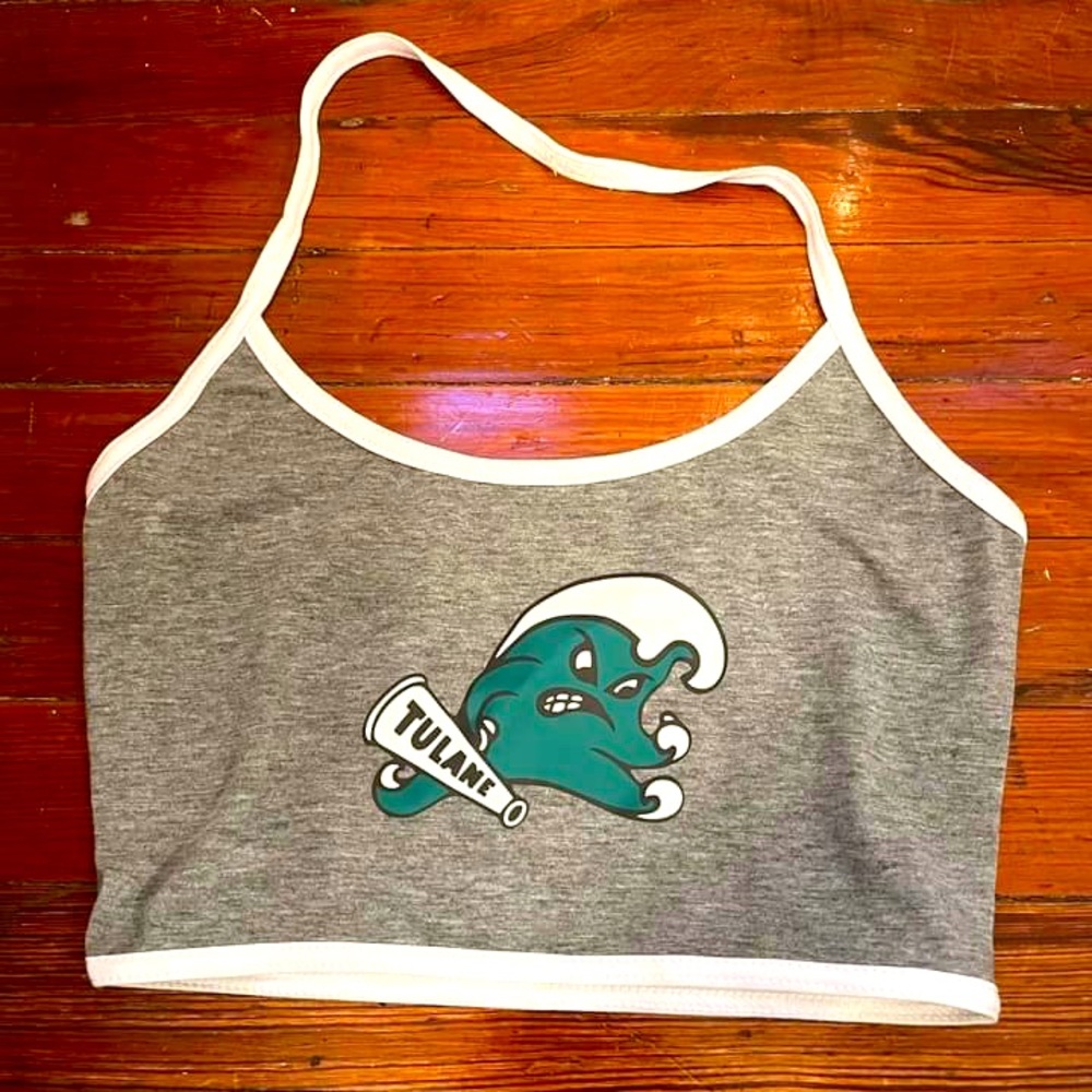 Tulane University Tailgate bralette